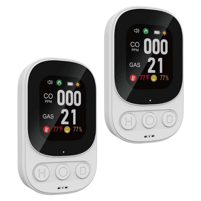 Carbon monoxide detector (single & 2-pack) – wholesale lot