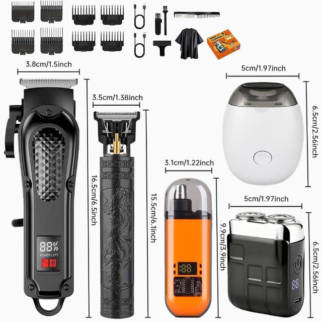 Hair clipper 5-pc set – wholesale lot