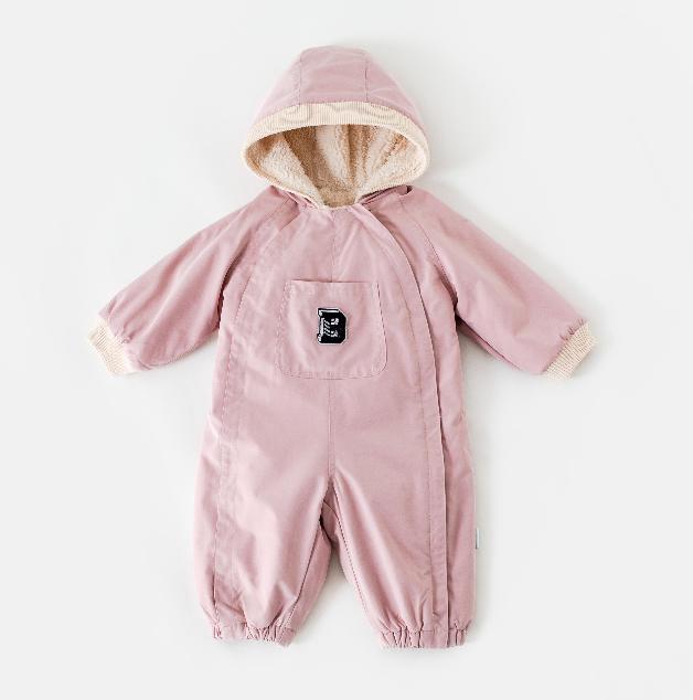 Baby hooded jumpsuits (water-resistant) – wholesale lot