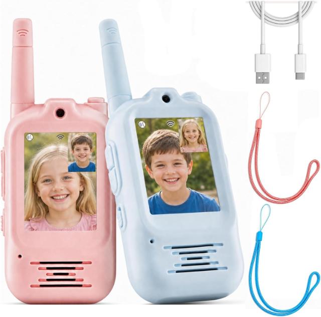 Kids video walkie-talkies (2-pack) – wholesale lot