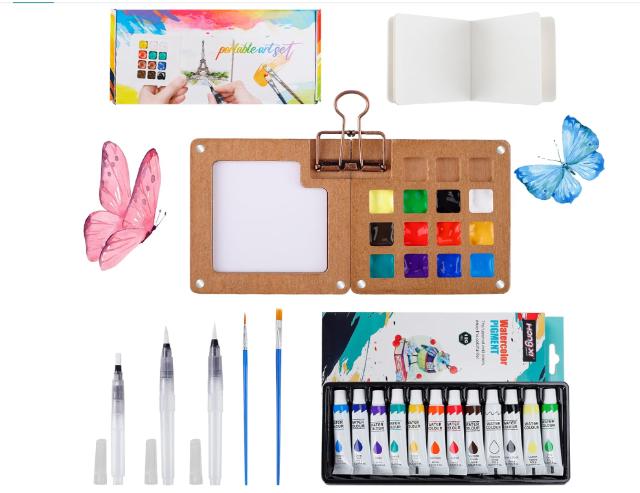 Watercolor painting kit – wholesale lot