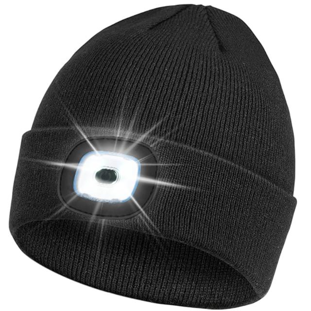 LED light-up knit beanie – wholesale lot