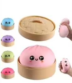 Bun squishy stress toy (full lot) – wholesale lot