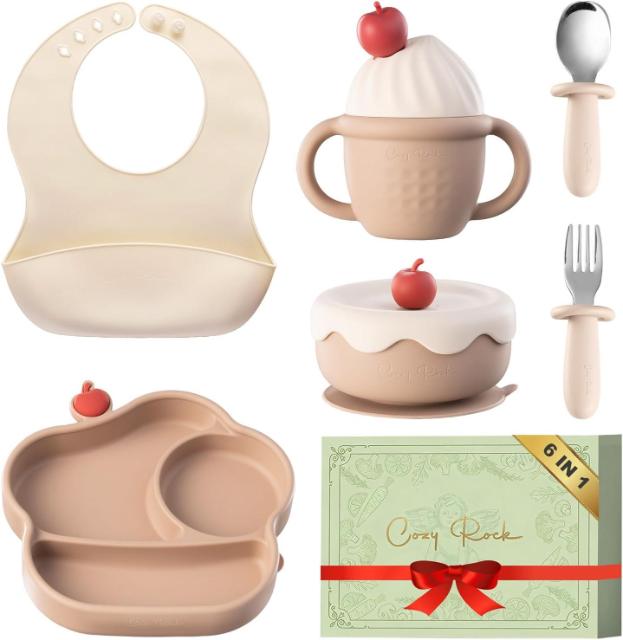 Silicone baby feeding set – wholesale lot