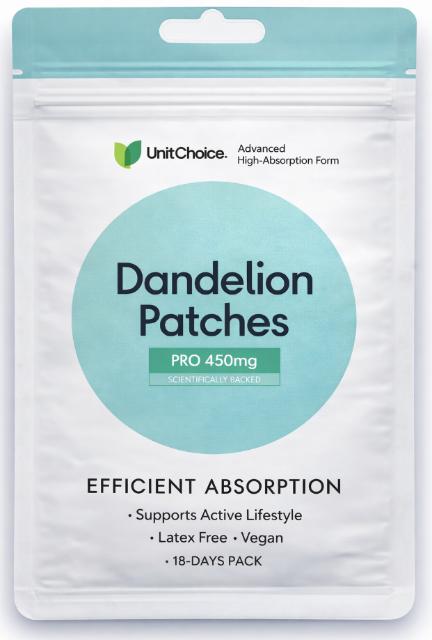 Dandelion root care patches (18 pcs) – wholesale lot